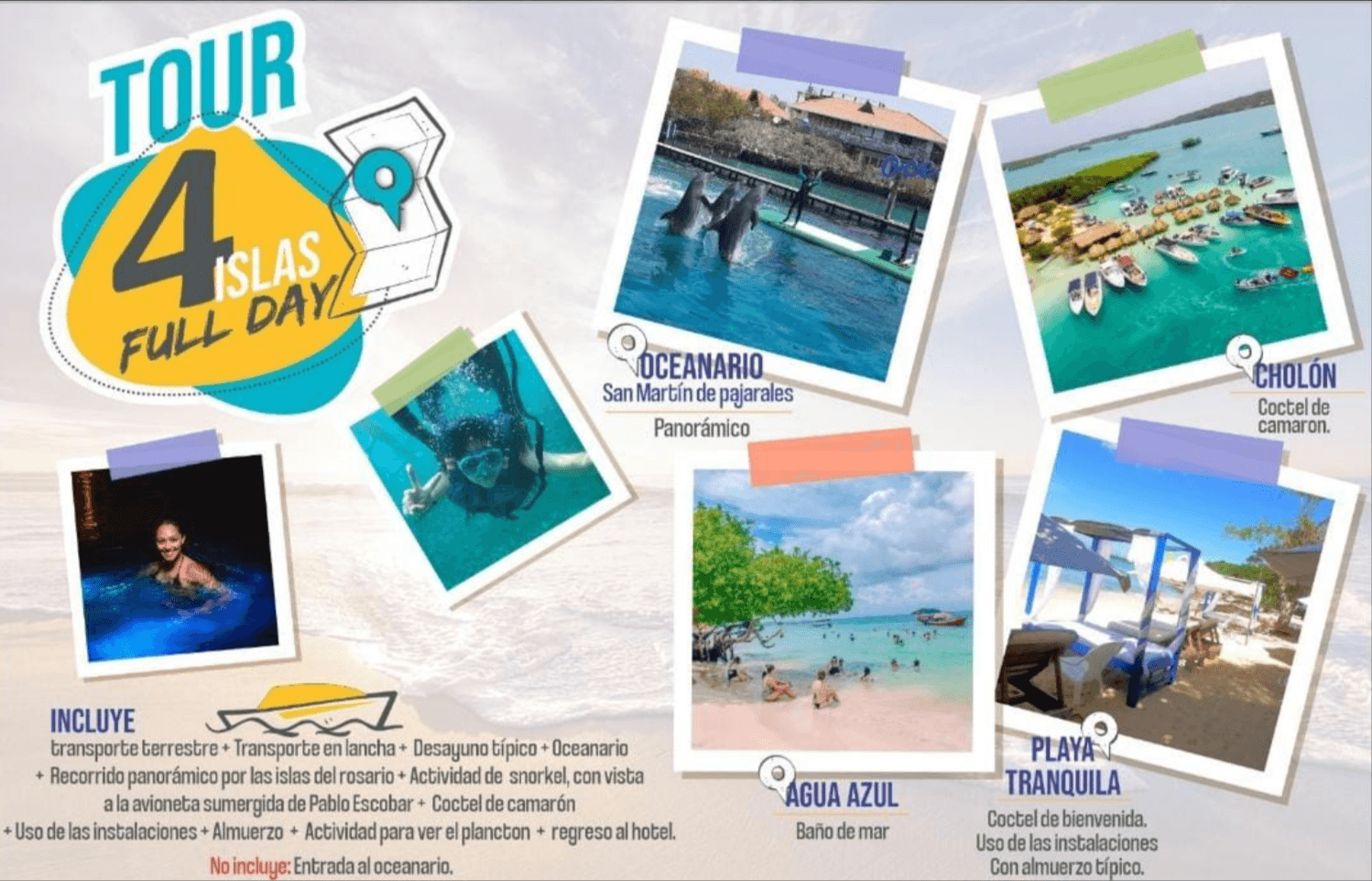 Tour 4 islas más Plancton